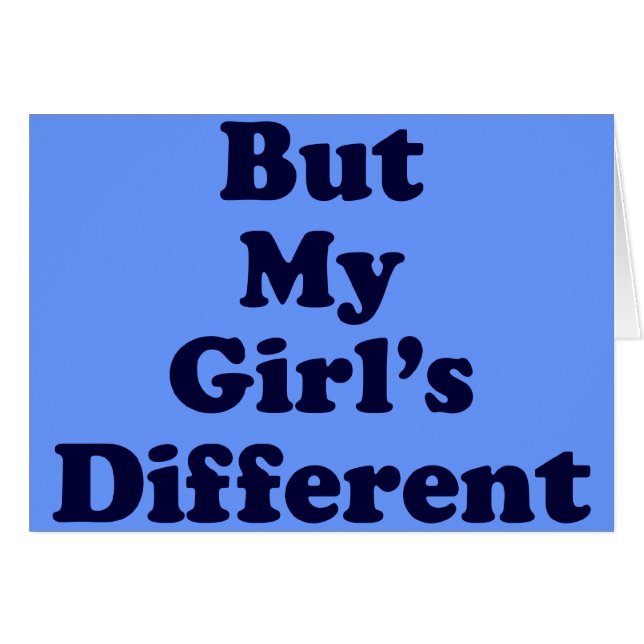 But My Girl's Different (Front Horizontal)