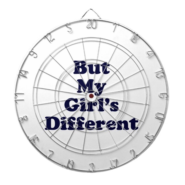 But My Girl's Different Dartboard (Front)