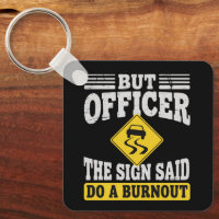 But Officer The Sign Said Do A Burnout Funny Car