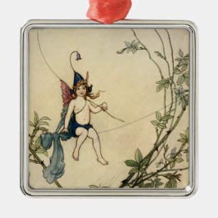 But Puck was Seated on a Spider's Thread Metal Tree Decoration