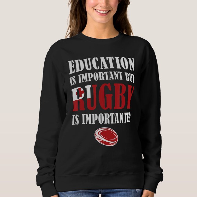 But Rugby Is Importanter Tonga Rugby Sweatshirt (Front)