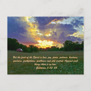 But the fruit of the Spirit is love, joy, peace, p Postcard