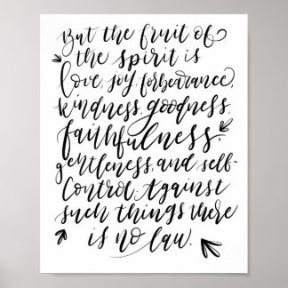 But the Fruit of the Spirit Poster