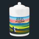 But The Lord Stood By Me Teapot<br><div class="desc">But The Lord Stood By Me Teapot</div>