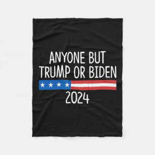 But Trump Or Biden 2024 - Fleece Blanket