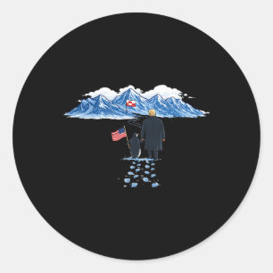 But Why Penguin-trump Walk Trump Trendy Nihilist P Classic Round Sticker