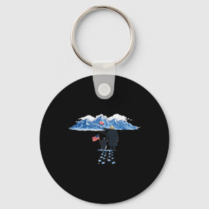 But Why Penguin-trump Walk Trump Trendy Nihilist P Key Ring
