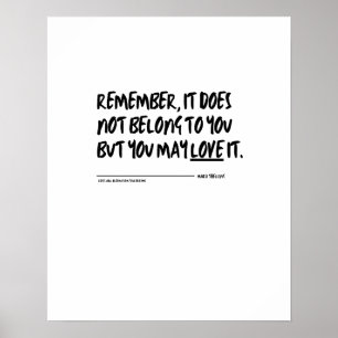 "But you may love it" Poster