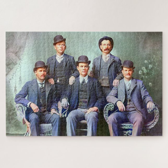 Butch Cassidy & The Sundance Kid Gang Colour Redux Jigsaw Puzzle (Horizontal)