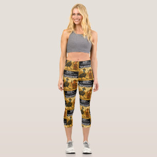 Butch Cassowary & the Sundance Squid Capri Leggings
