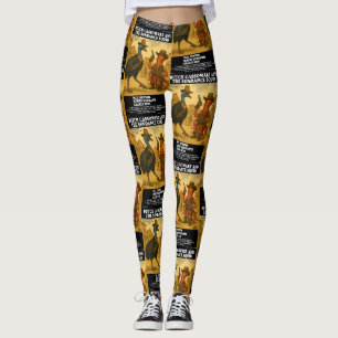 Butch Cassowary & the Sundance Squid Leggings