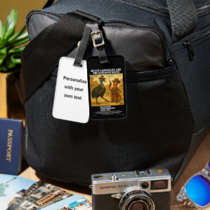 Butch Cassowary & the Sundance Squid Luggage Tag