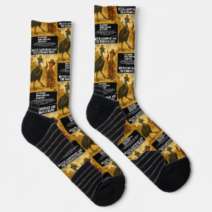 Butch Cassowary & the Sundance Squid Socks