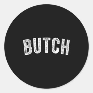 Butch  classic round sticker