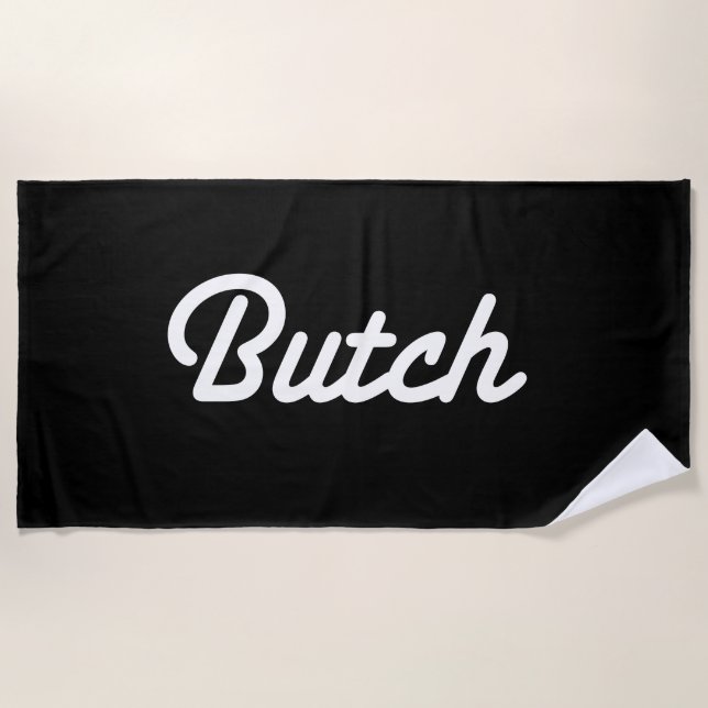 Butch Honeymoon Beach Towel (Front)