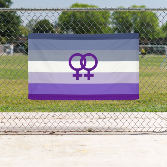Butch Lesbian Love WLW Pride Banner (Insitu)