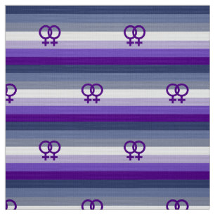 Butch Lesbian Love WLW Pride Fabric