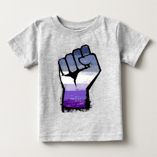 Butch Lesbian Pride Fist Baby T-Shirt (Front)