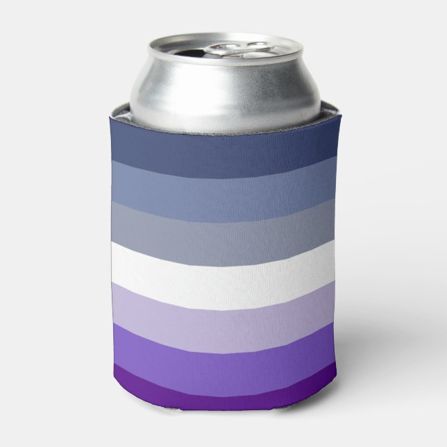 Butch Lesbian Pride Flag Can Cooler (Can Front)