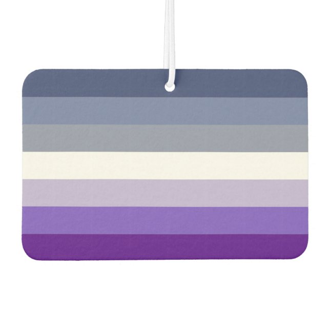 Butch Lesbian Pride Flag Car Air Freshener (Front)