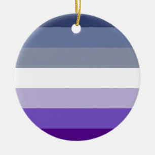 Butch Lesbian Pride Flag Ceramic Ornament