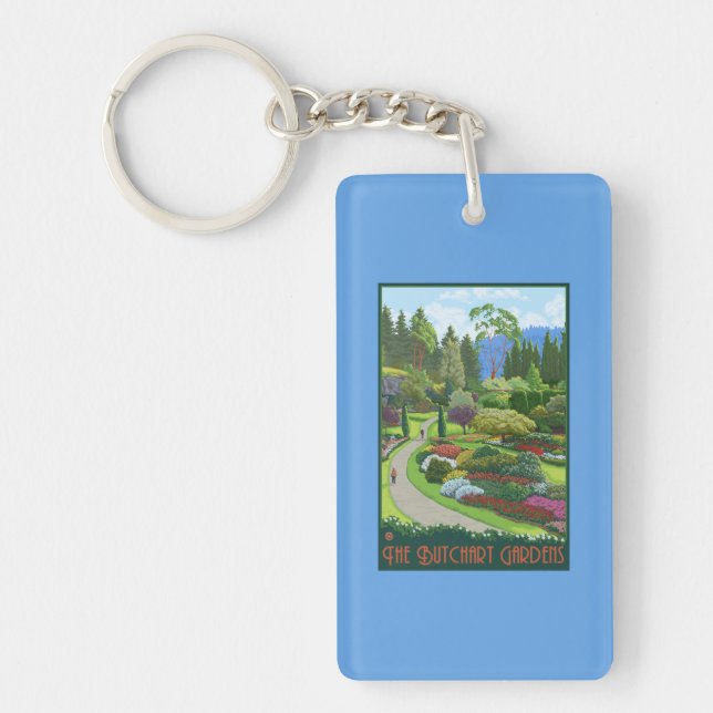 Butchart Gardens - Brentwood Bay Key Ring (Front)