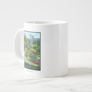 Butchart Gardens - Brentwood Bay Large Coffee Mug