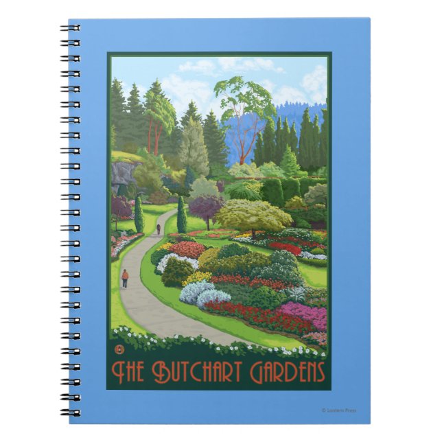 Butchart Gardens - Brentwood Bay Notebook (Front)