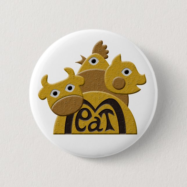 Butcher 6 Cm Round Badge (Front)