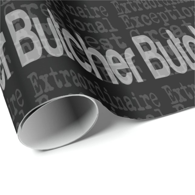 Butcher Extraordinaire Wrapping Paper (Roll Corner)