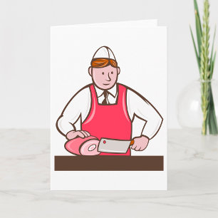 Butcher Greeting Cards