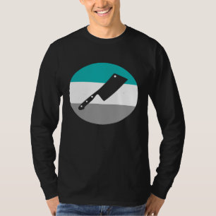 Butcher Knife Retro Cook For Men Women T-Shirt