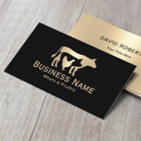 Butcher Shop Meats & Poultry Market Modern Gold