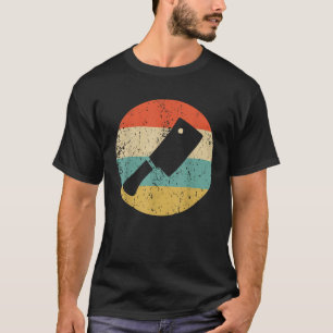 Butcher Vintage Retro Meat Cleaver T-Shirt
