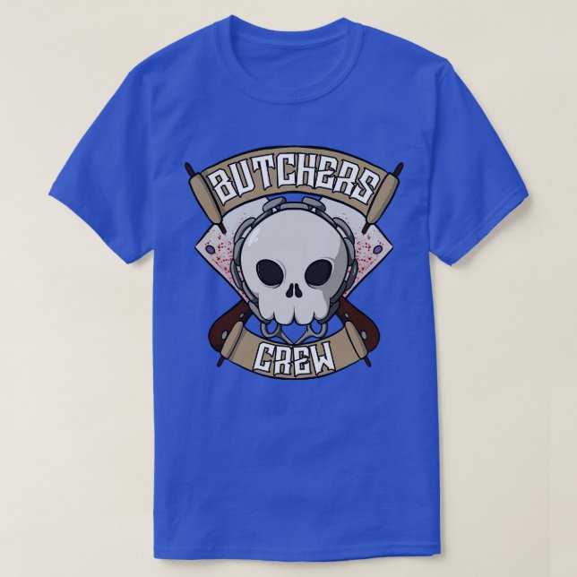 Butchers crew Jolly pirate T-Shirt (Design Front)