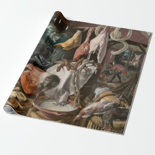 Butcher's Stall (by Pieter Aertsen) Wrapping Paper