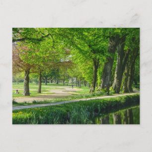 Bute Park, Cardiff, Wales. Postcard