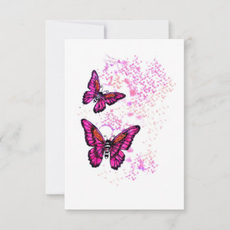 Buterfly Thank You Card