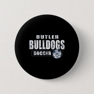 Butler Bulldogs Vintage Team Soccer - Butler 6 Cm Round Badge