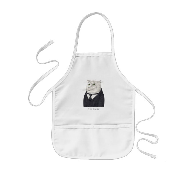 BUTLER CAT Kids' Apron (Front)