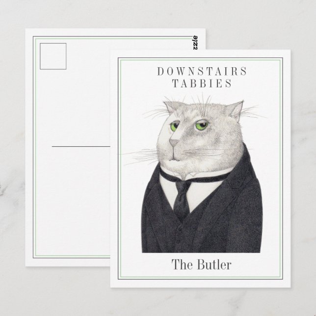 BUTLER CAT Postcard  (Front/Back)