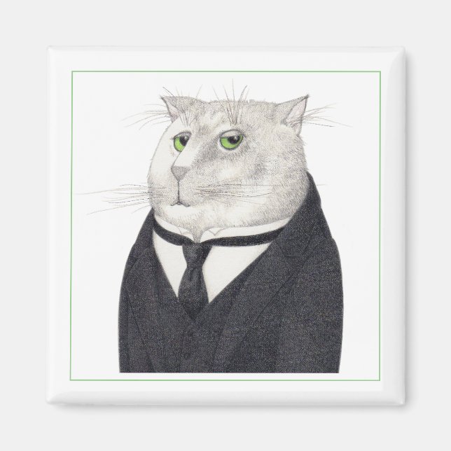 BUTLER CAT Square Magnet II (Front)