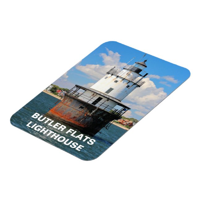 Butler Flats Lighthouse Massachusetts Flexi Magnet (Left Side)