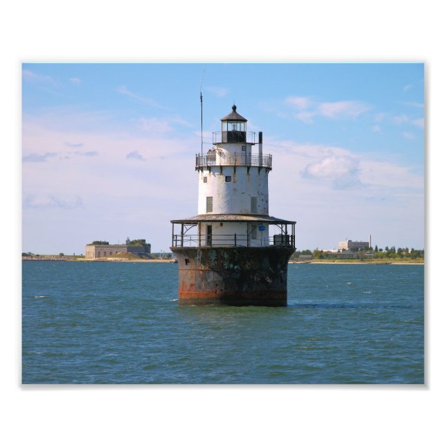 Butler Flats Lighthouse, Massachusetts Photo Print (Front)