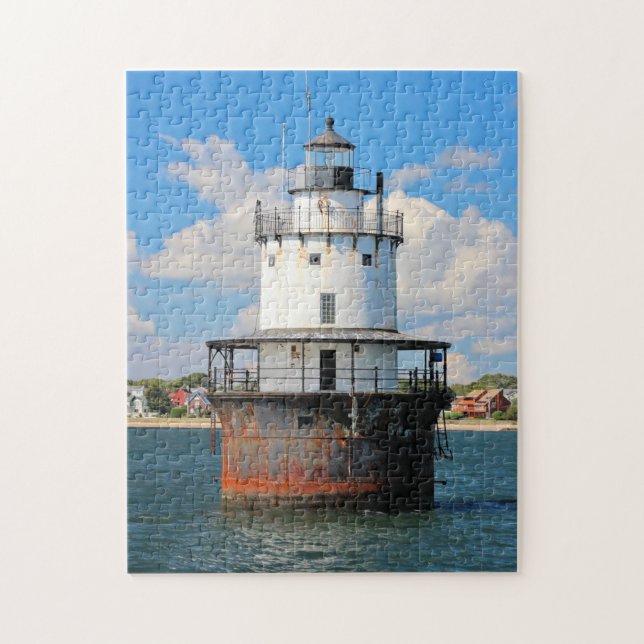 Butler Flats Lighthouse, Massachusetts Puzzle (Vertical)