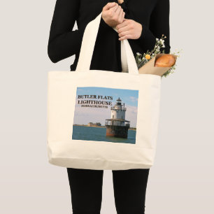 Butler Flats Lighthouse, Massachusetts Tote Bag