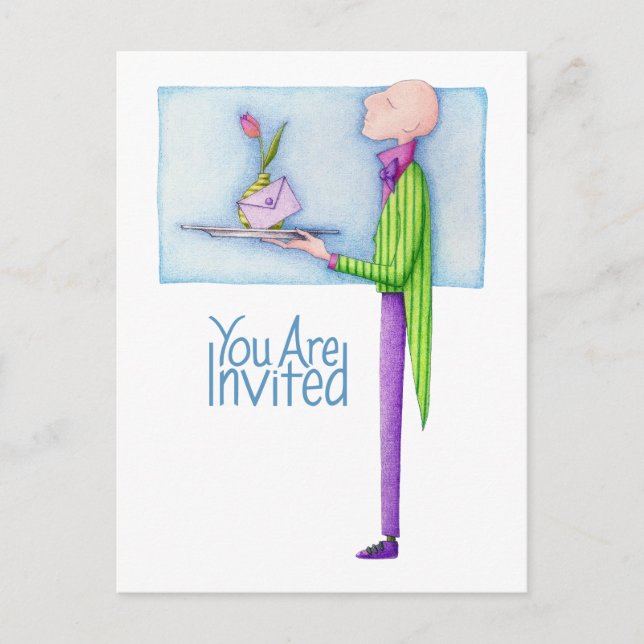 Butler Invitation Postcard (Front)