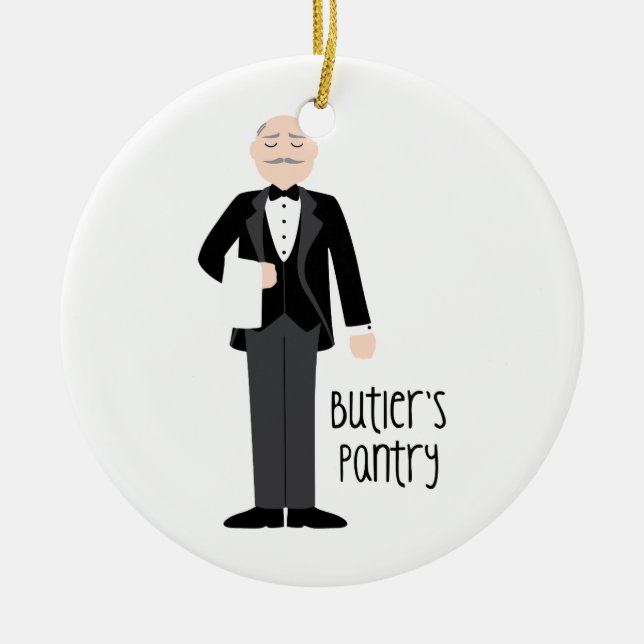Butlers Pantry Ceramic Ornament (Front)