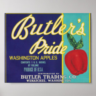 Butler's pride apples poster