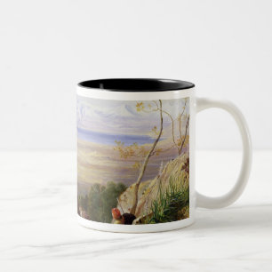 Butrinto, Albania (oil on canvas) Two-Tone Coffee Mug